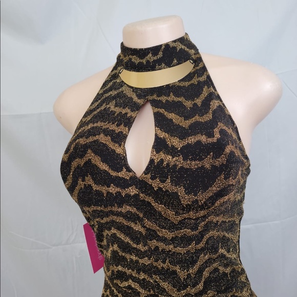 ShoeDazzle Shimmer Backless Dress - Picture 6 of 8